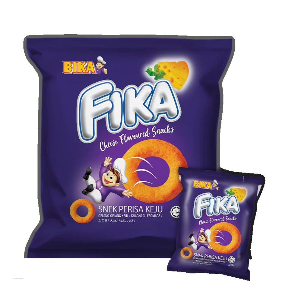 Bika Party Pack Fika Cheese Ring Flavoured Snacks 14g x 8 x 24 - Trader Max