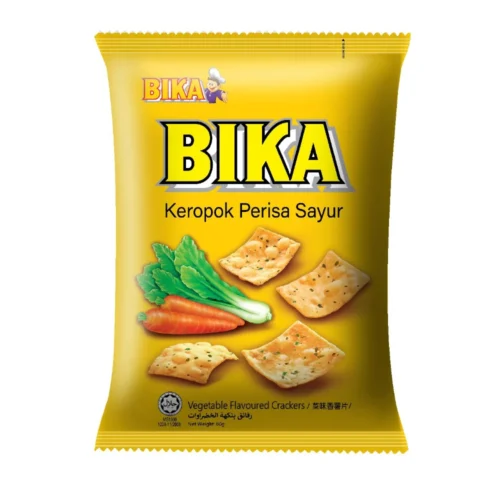 Bika Vegetable Flav Snacks 60g x 10 x 6 - Trader Max