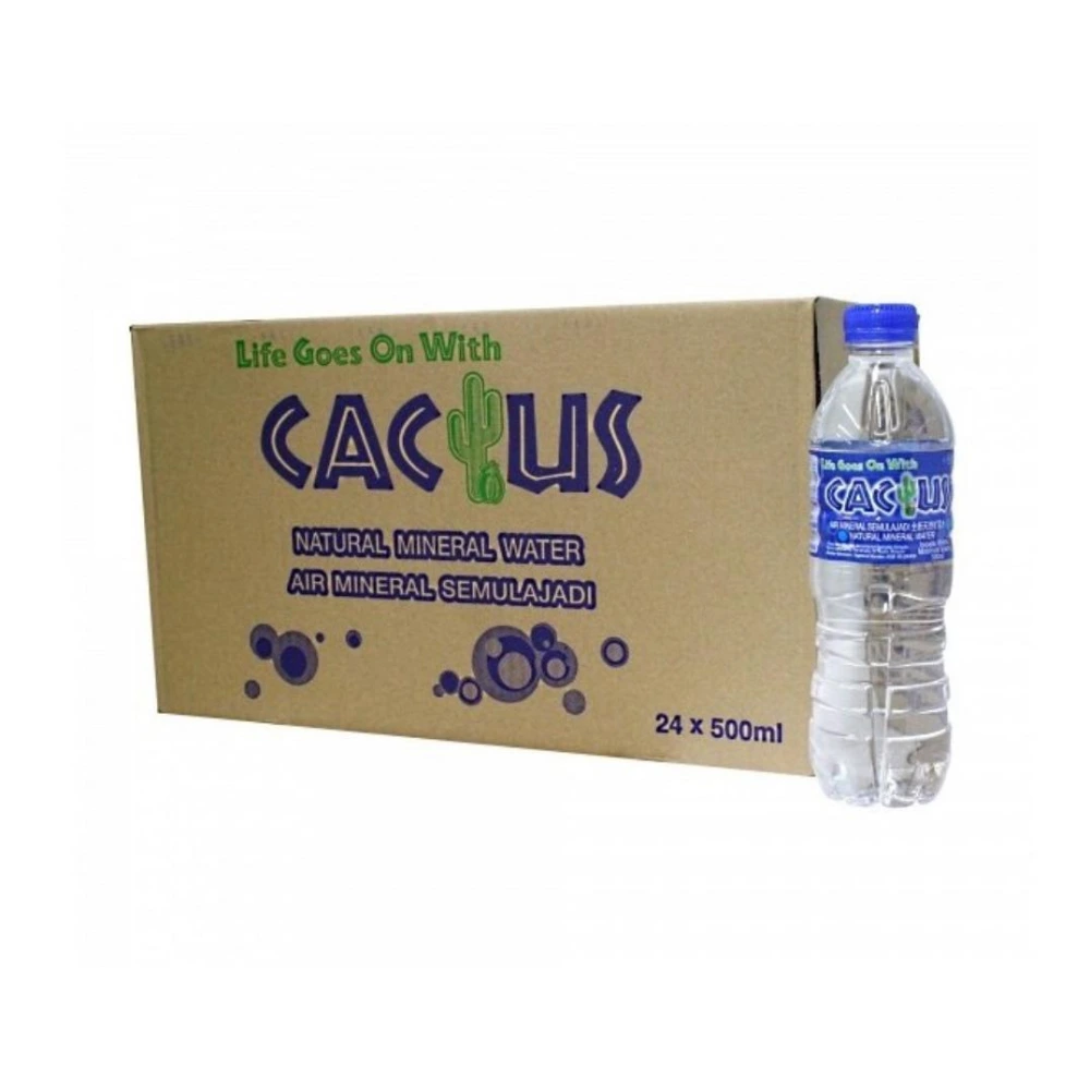 Cactus Mineral Water 500ml x 24 - Trader Max
