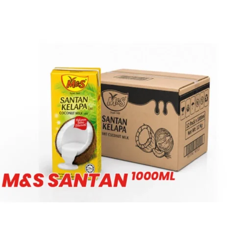M&S Santan Kelapa 1000ml x 12 Packs - Trader Max