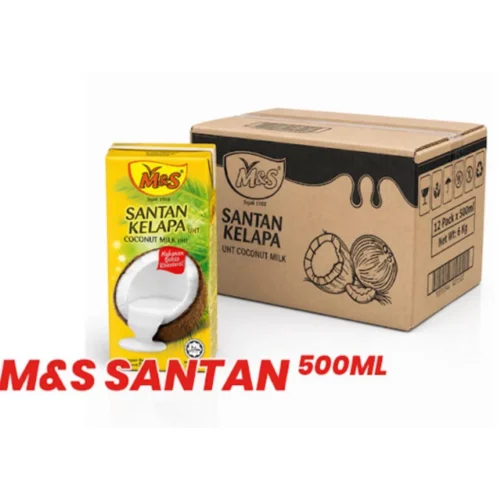 M&S Santan Kelapa 500ml x 12 Packs - Trader Max