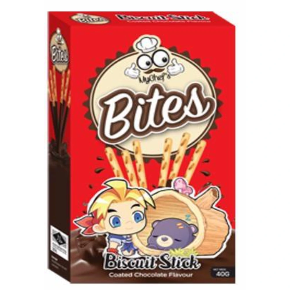 Mychef's Bites - Chocolate Stick 40g x 12 - Trader Max