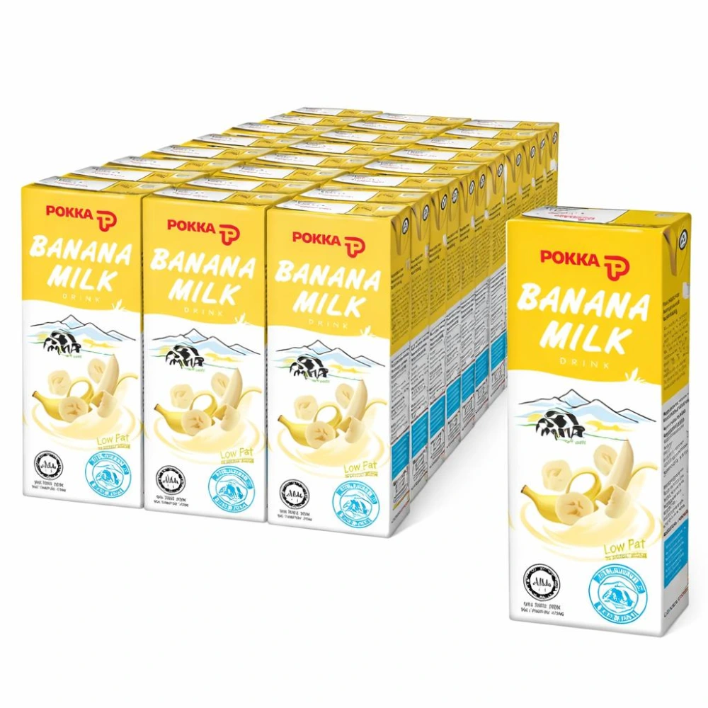 Pokka Banana Milk 250ml x 24 - Trader Max