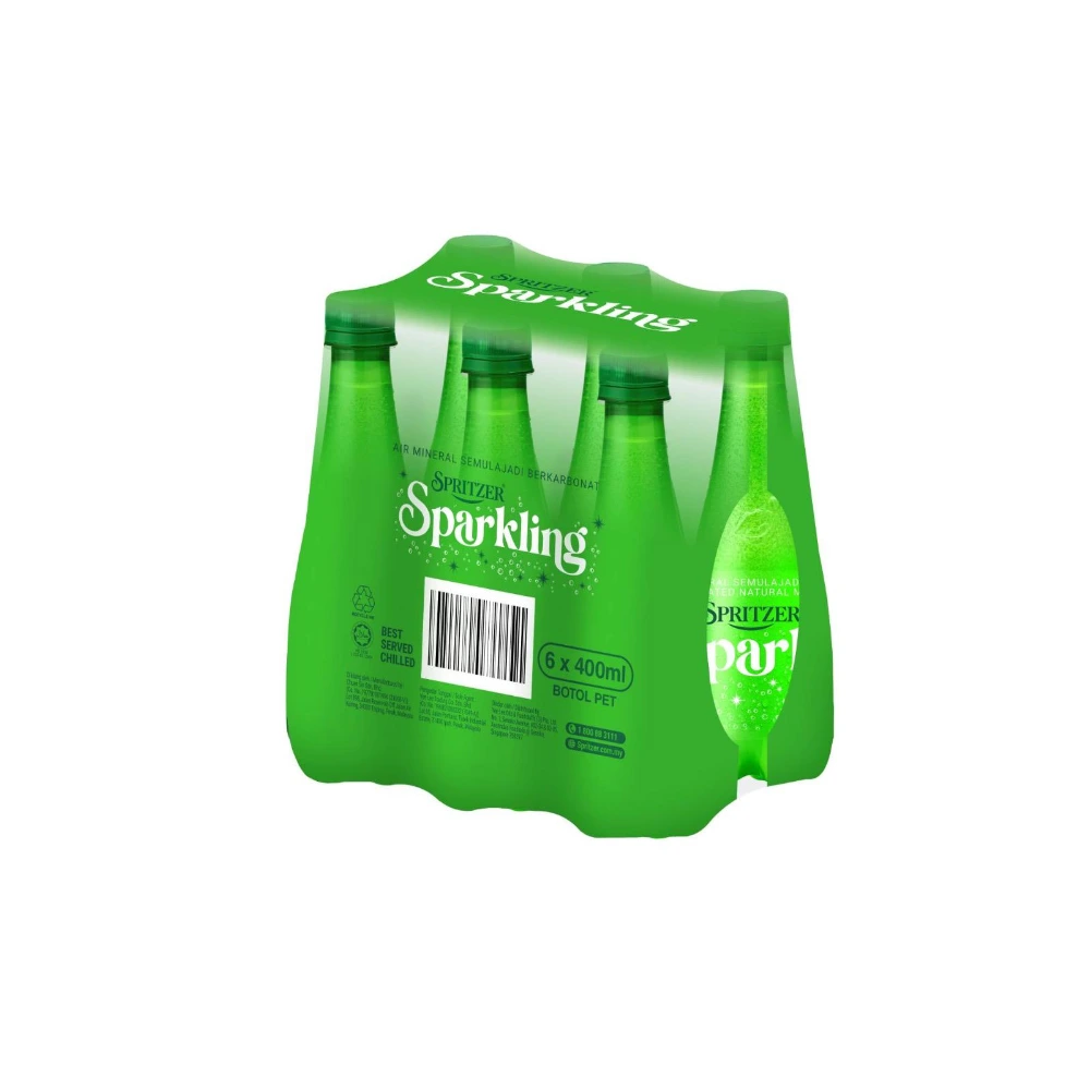 Spritzer Sparkling Natural Mineral Water 400ml x 24 - Trader Max