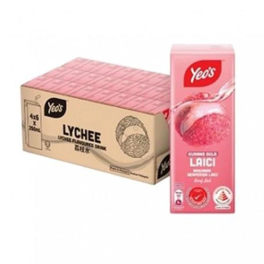 Yeo's Laici Kotak 250ml x 24 - Trader Max