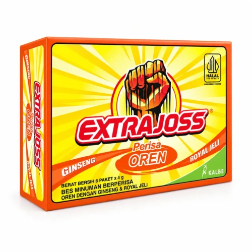 Extra Joss Oren orange energy drink sachet box